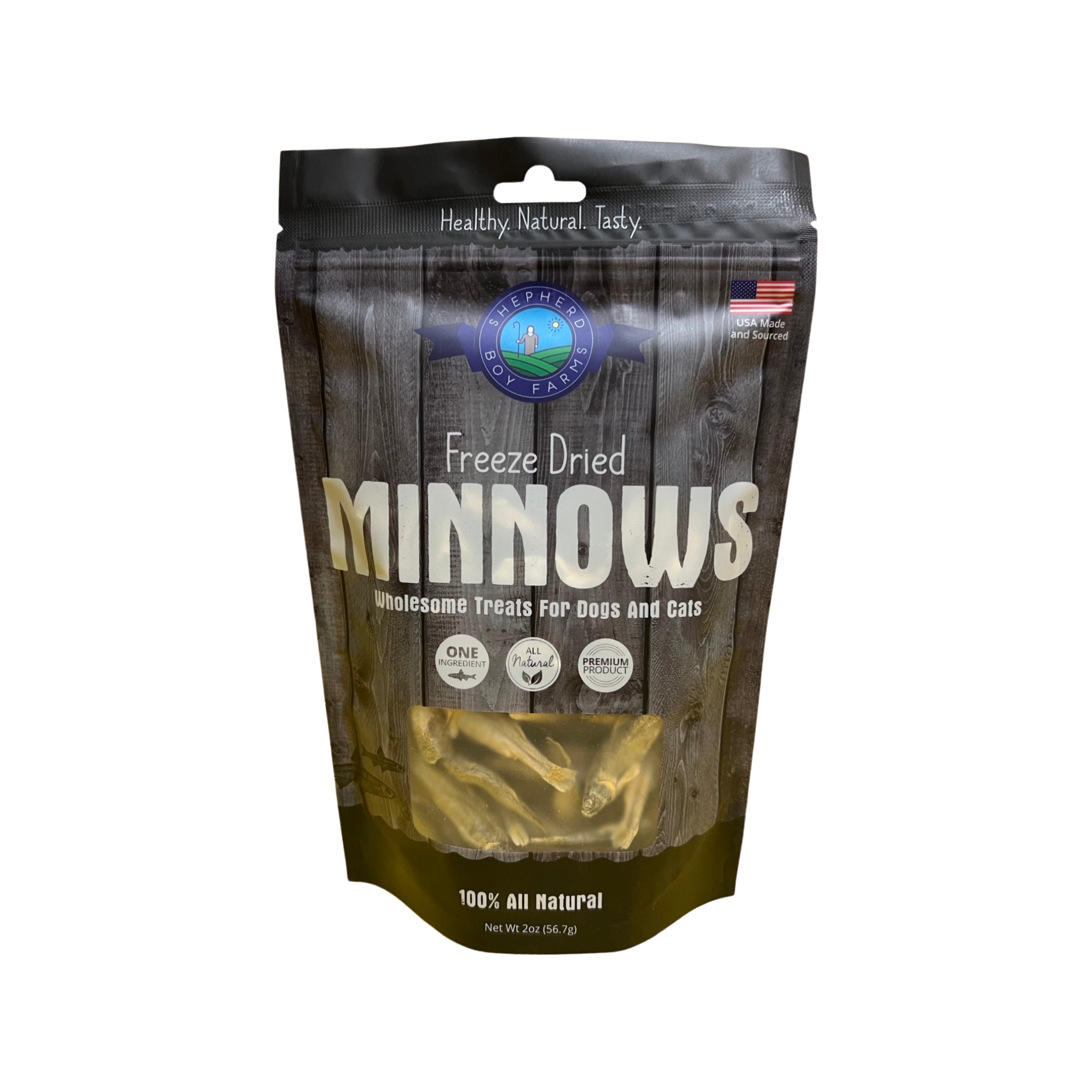 Shepherd Boy Farms Freeze Dried Minnows | Unleashed